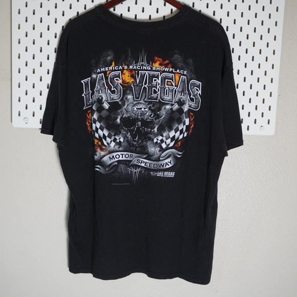 Delta Other - Las Vegas Motor Speedway Graphic T-Shirt Racing Black‎ Adult 2XL